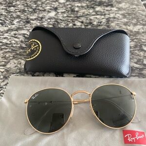Ray ban round metal sunglasses